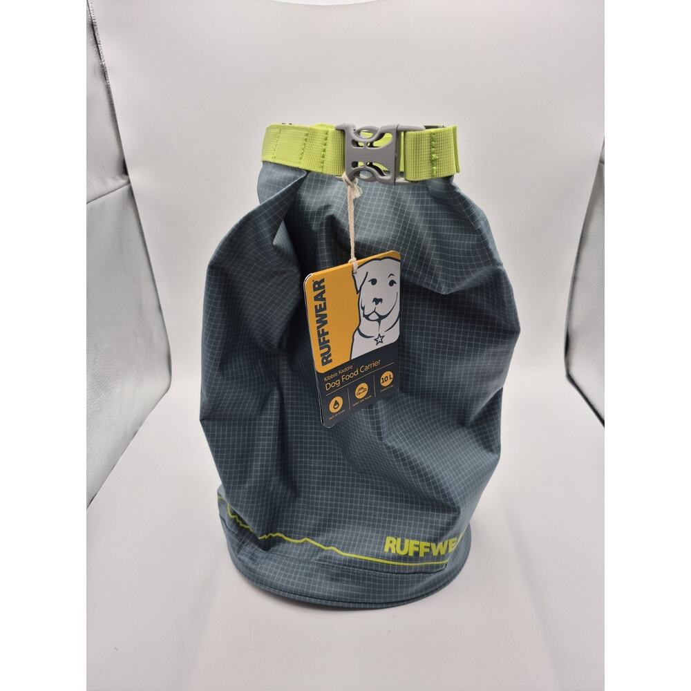 Ruffwear Kibble Kaddie Dog Food Carrier Slate Blue 10L Travel Bag Brand New